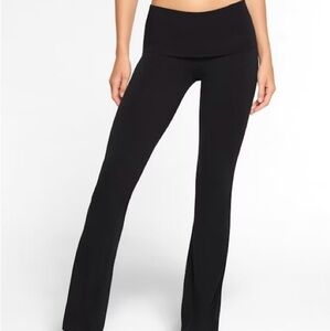 SKIMS Cotton Jersey Foldover Pants